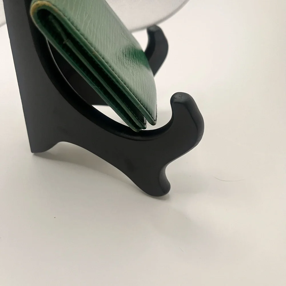 LOUIS VUITTON LV βMalletierβ Vintage Paris Green π EPI Vintage Card Holder EUC π - Picture 6 of 12